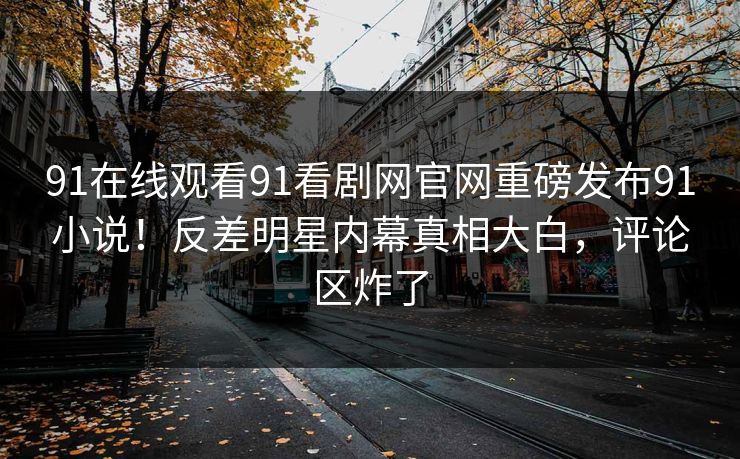 91在线观看91看剧网官网重磅发布91小说！反差明星内幕真相大白，评论区炸了