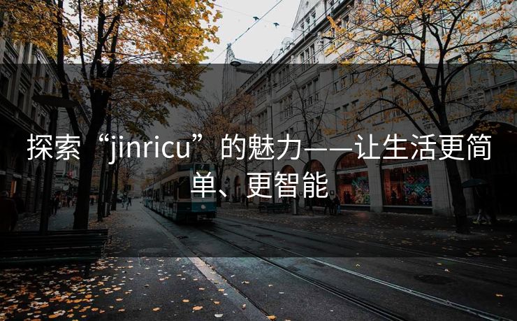 探索“jinricu”的魅力——让生活更简单、更智能
